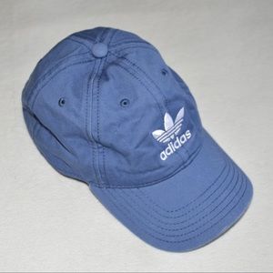 adidas Originals Women's Relaxed Adjustable Strap Cap Hat Trace Royal/White